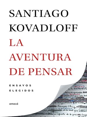 cover image of La aventura de pensar